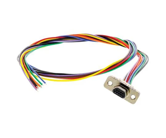 63-4890-76　AV Cable 9 Way Male Micro D-Sub to Free End Free End　MWDM2L-9P-6E5-18