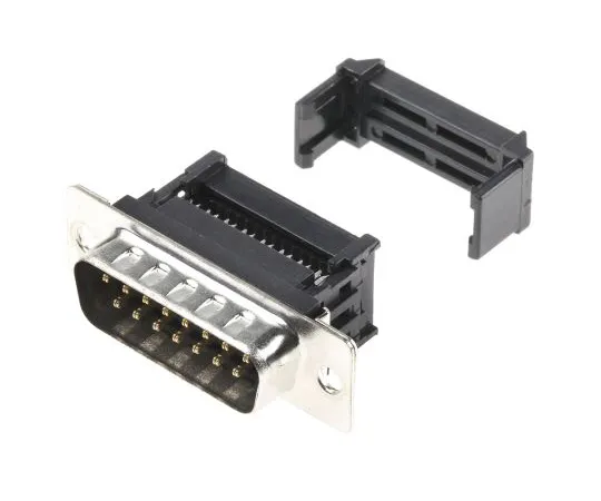 63-4910-55　RS 2.77mm Pitch 15 Way IDC D-sub Connector, Plug, Metal Shell　642-4856
