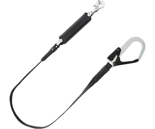 67-0336-70　Lanyard Flat Rope for Harness, Single L1　A1FR150-L1BK