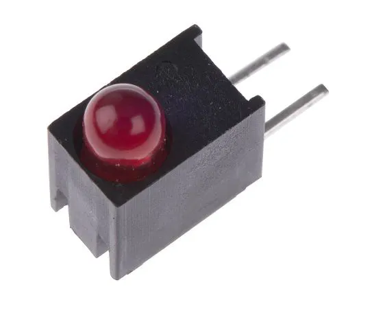 63-4873-47　Dialight 551-0407F, Red Right Angle PCB LED Indicator, Through Hole 2 V　551-0407F