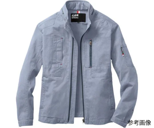 65-8433-41　Long Sleeve Blouson Mottled Blue 3L　2294-116-3L