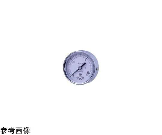 65-3591-21　KOT Small Pressure Gauge D Type Φ50 G1/4 0~0.1MPA　ADT14-500.1MPA