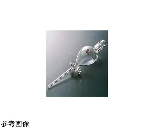 65-6842-94　Transparent Sliding Round Funnel Separatory 50 mL G Cock　2101-01
