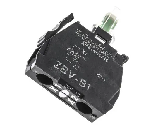 63-4889-73　Schneider Electric Harmony XB Light Block LED White 24 V Screw terminal　ZBVB1