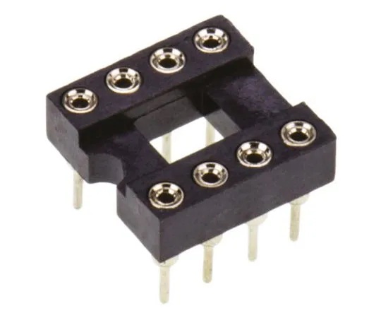 63-4723-01　Winslow 2.54mm Pitch Vertical 8 Way, Through Hole Turned Pin Open Frame IC Dip Socket, 5A　W30508TTRC