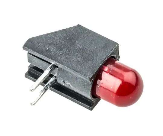 63-4873-55　Dialight 550-2407F, Red Right Angle PCB LED Indicator, Through Hole 2.5 V　550-2407F