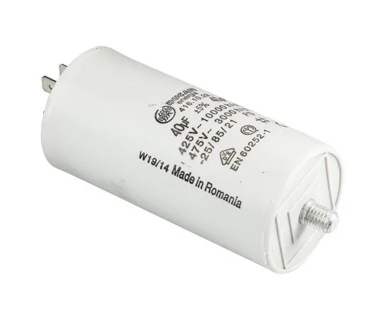 63-4779-53　Ducati Energia 40μF Polypropylene Capacitor PP 450V ac ±5% Tolerance Stud Mount 4.16.10 Series　4.16.10.29.64