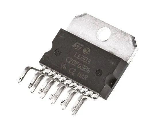 63-4719-51　STMicroelectronics L6203,  Brushed Motor Driver IC, 48 V 4A 11-Pin, MULTIWATT V　L6203