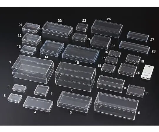 64-3691-14　Styrene square shape Case No. 1 (10 pcs)　02261k