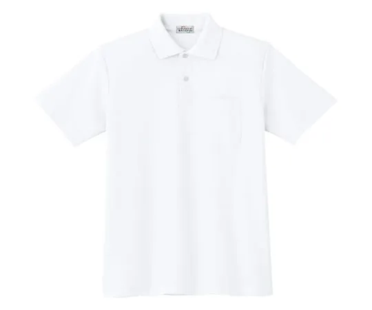 65-1283-55　Work Clothes, Short Sleeve Polo Shirt White SS PS00N-UE-SS　PS00N-UE-SS