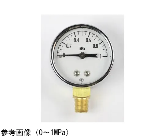 65-4316-60-20　Small Pressure Gauge (40Φ) with 0.2 MPa Inspection Certificate　GK10-161