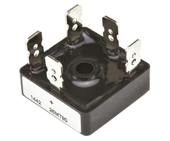 63-4738-08　Vishay VS-26MT80, 3-phase Bridge Rectifier, 25A 800V, 5-Pin D 63　VS-26MT80