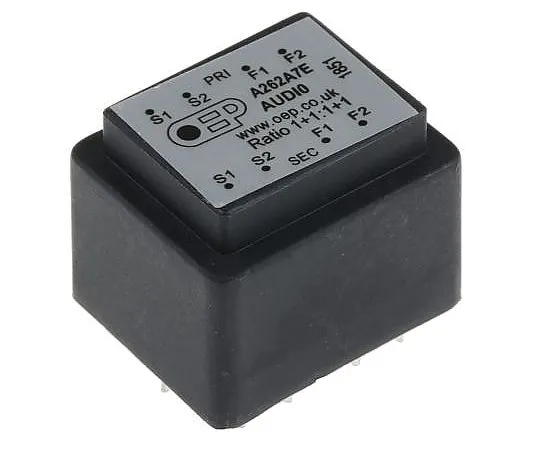 63-4727-68　Through Hole Audio Transformer 600Ω 100mW Hz @ 300, 1mW Hz @ 30, 2.5mW Hz @ 50　A262A7E