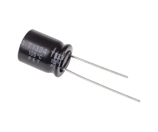 63-4736-55　Rubycon 470μF 16V dc Aluminium Electrolytic Capacitor, Through Hole 10 (Dia.) x 12.5mm +105°C 10mm 5mm　16YXF470M10X12.5