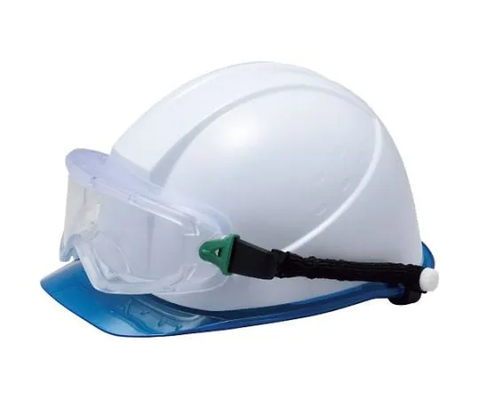 67-3140-91　JIS/ANSI Standard Product Goggles with Safety Glasses Spring (Anti-Fog Processing, Helmet Mounting)　VG-501F-SB