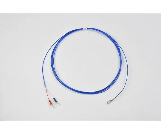 64-3426-04　Temperature Sensor [thermocouple K] Duplex (tip welding) Type (Class2 Teflon Coating) - Round Tip Terminal -　TH-8181-1-M