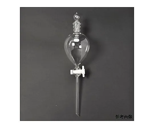 65-8679-43　Funnel Separatory (PTFE Cock) TS Sliding Part 15/25 50 mL White　1001-15050