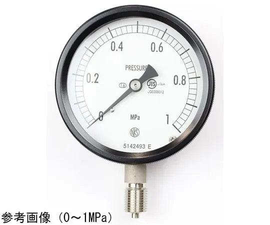 65-4294-16-20　Sealed Pressure Gauge (75Φ) Vertical A Frame with 0.16 MPa Inspection Certificate　BC10-123