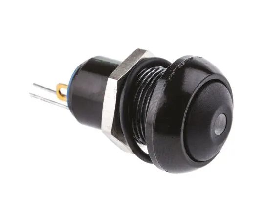 63-4793-86　APEM Single Pole Single Throw (SPST) Latching Red LED Miniature Push Button Switch, IP67, 13.6 (Dia.)mm, Panel Mount,　IPR1SAD2LOS