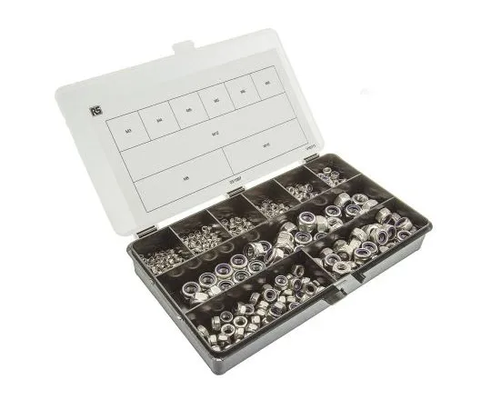 63-4724-58　RS PRO 545 Piece Stainless Steel Self Locking Nuts Box　200-9807