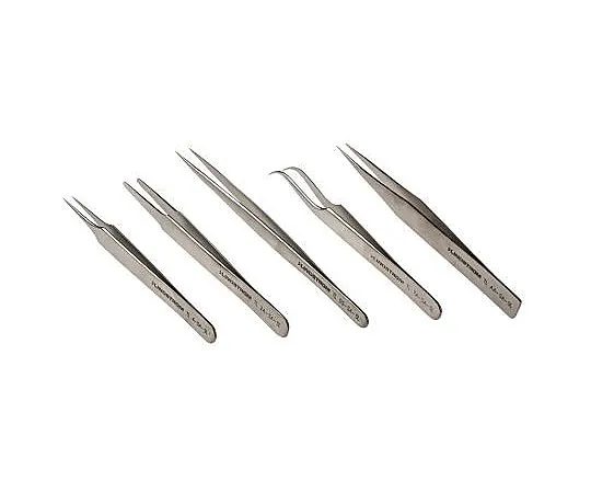63-4772-44　Lindstrom 5 piece Stainless Steel Tweezer Set With Various Contents　9855
