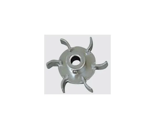 65-0581-67　Curved flat-blade turbine shaft diameter 30 mm blade diameter 8 mm