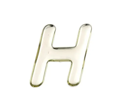 61-7427-82　Silver Metal Characters H 35mm x 1mm　SM35-H