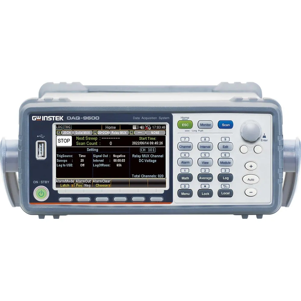 68-1405-94-20　Data Acquisition System (Mainframe) with Calibration Certificate　DAQ-9600
