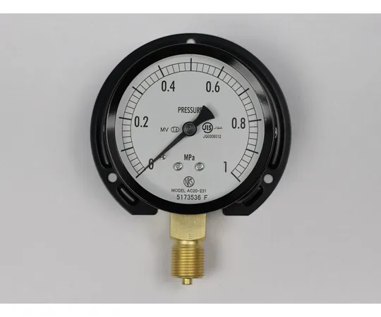 65-4279-15-20　Normal Pressure Gauge (Φ75) Vertical B Frame for Steam and Vibration Resistance with 1 MPa Inspection Certificate　AC20-231