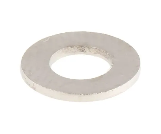 63-4816-74　Nickel Plated Brass Plain Washer, 0.8mm Thickness, M4　483-0653