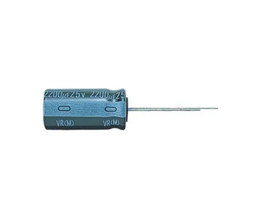 63-4847-87　Nichicon 100μF 10V dc Aluminium Electrolytic Capacitor, Through Hole 6.3 (Dia.) x 11mm +105°C 6.3mm 2.5mm　UPM1A101MED