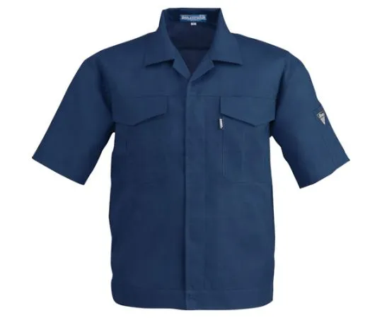 65-8479-13　Short Sleeve Blouson Navy 3L　6251-10-3L
