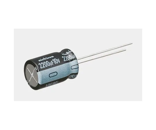 63-4811-46　Nichicon 4700μF 10V dc Aluminium Electrolytic Capacitor, Through Hole 12.5 (Dia.) x 25mm +85°C 12.5mm 5mm　UVK1A472MHD