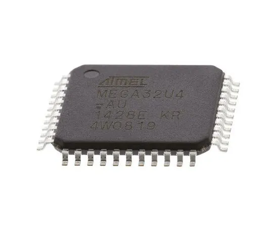 63-4683-86　Microchip Technology ATMEGA32U4-AU, 8bit AVR Microcontroller, 16MHz, 32 kB Flash, 44-Pin TQFP　ATMEGA32U4-AU