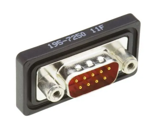 63-4722-60　FCT - A MOLEX COMPANY FWD Series Panel Mount, 9 Pin D-sub Connector Plug, Shell Size E Waterproof D-Sub　FWDF09P