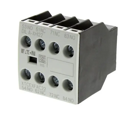63-4831-18　Eaton DILA, 2NO/2NC (4), Auxiliary Contact, Front Mount, 4 A ac, 10 A dc　DILA-XHI22
