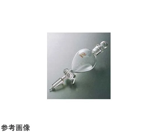 65-6843-04　Transparent Sliding Round Funnel Separatory 50 mL G Cock　2102-01