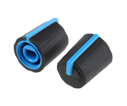 63-4757-21　Sifam Potentiometer Knob, Push-On Type, 11mm Knob Diameter, Black, D Shaped Shaft Type　3/03/DP110-004/237/233