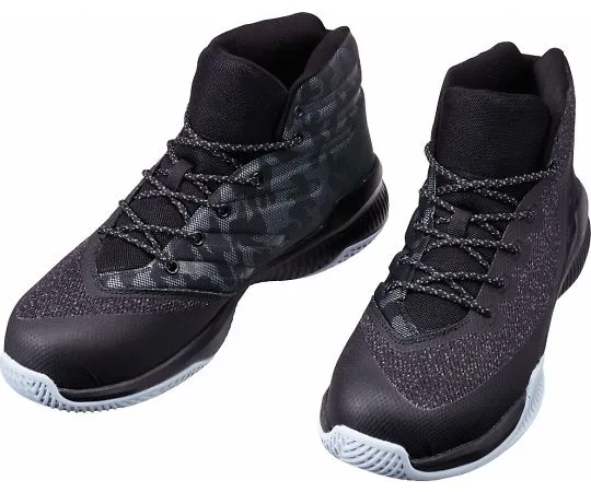 64-0989-87　Safety Shoes Middle Cut Silver Camo 25.0 cm　S6183