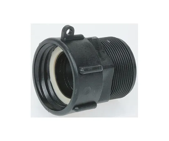 63-4861-35　Straight Male Hose Coupling 2in Female Threaded to Male BSP, 2 in BSP Female, PP　IBF/200M-PG