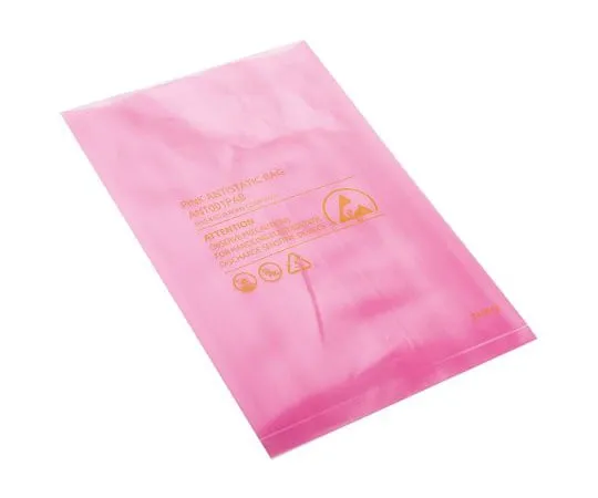 63-4753-44　Antistatic pink bag,100x155mm　287-7868