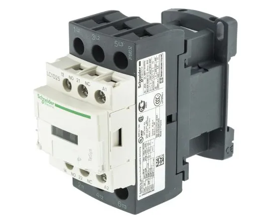 63-4889-44　Schneider Electric 3 Pole Contactor, 25 A, 230 V ac Coil, TeSys D, 3NO, 11 kW　LC1D25M7