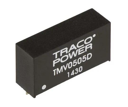 63-4929-86　TRACOPOWER TMV 1W Isolated DC-DC Converter Through Hole, Voltage in 4.5 → 5.5 V dc, Voltage out ±5V dc　TMV 0505D