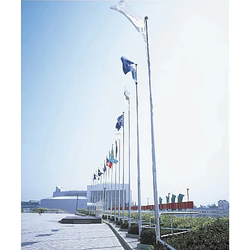 61-3427-62　［Discontinued］Aluminum Flag Pole (With Rope) Base 105　253021