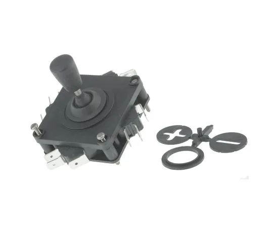 63-4815-59　IP65 Joystick Switch, 2 axes, 16 A @ 250 V ac Solder 250V ac, -20 → +50°C　2V1-7F-11-87