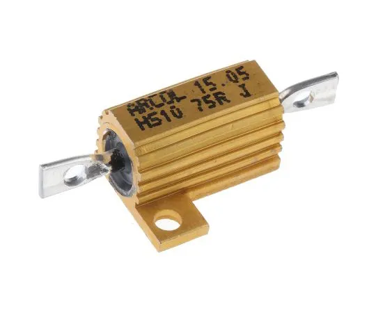 63-4746-30　Arcol HS10 Series Aluminium Ho***d Axial Wire Wound Panel Mount Resistor, 75Ω ±5% 10W　HS10 75R J