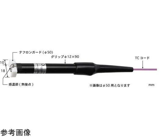 65-3529-24　R Surface Type Temperature Sensor Model 123 -50~250°C E Type　123E-50-TC1-ASP