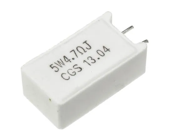 63-4723-96　TE Connectivity 4.7Ω 5W Wirewound Resistor ±5% ±300ppm/°C　SQMW54R7J
