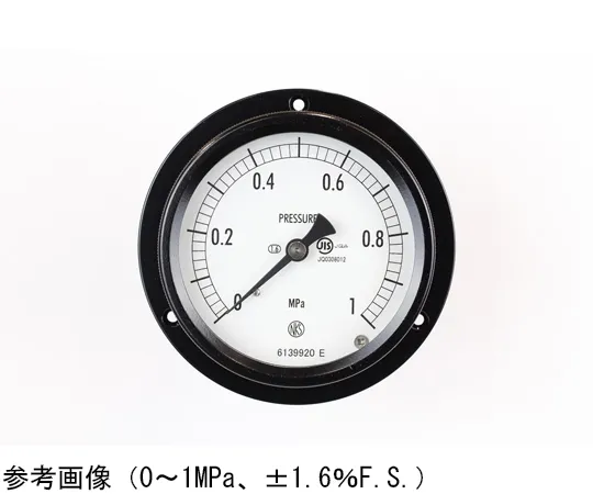 65-4297-53　Sealed Pressure Gauge (75Φ) Recessed D Frame (Mounting Hole) 1.6 MPa　BC15-231
