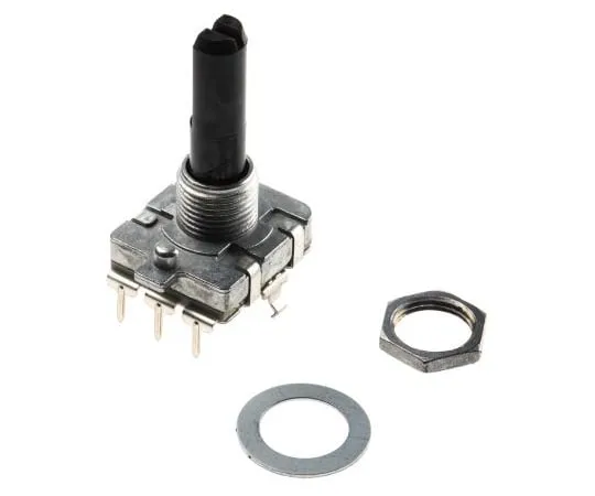 63-4749-82　Alps Alpine 24 Pulse Incremental Mechanical Rotary Encoder with a 6 mm Flat Shaft, Through Hole　EC16B242040R